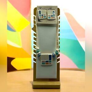 VINTAGE KRISTINE MARIE HANDMADE CERAMIC JEWELRY